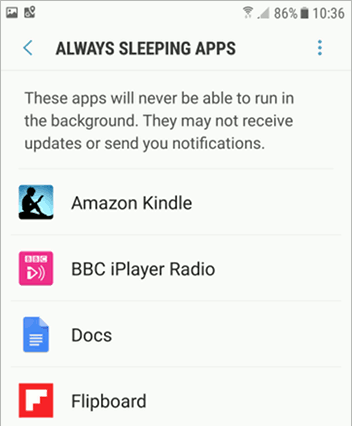 android-sleeping-apps