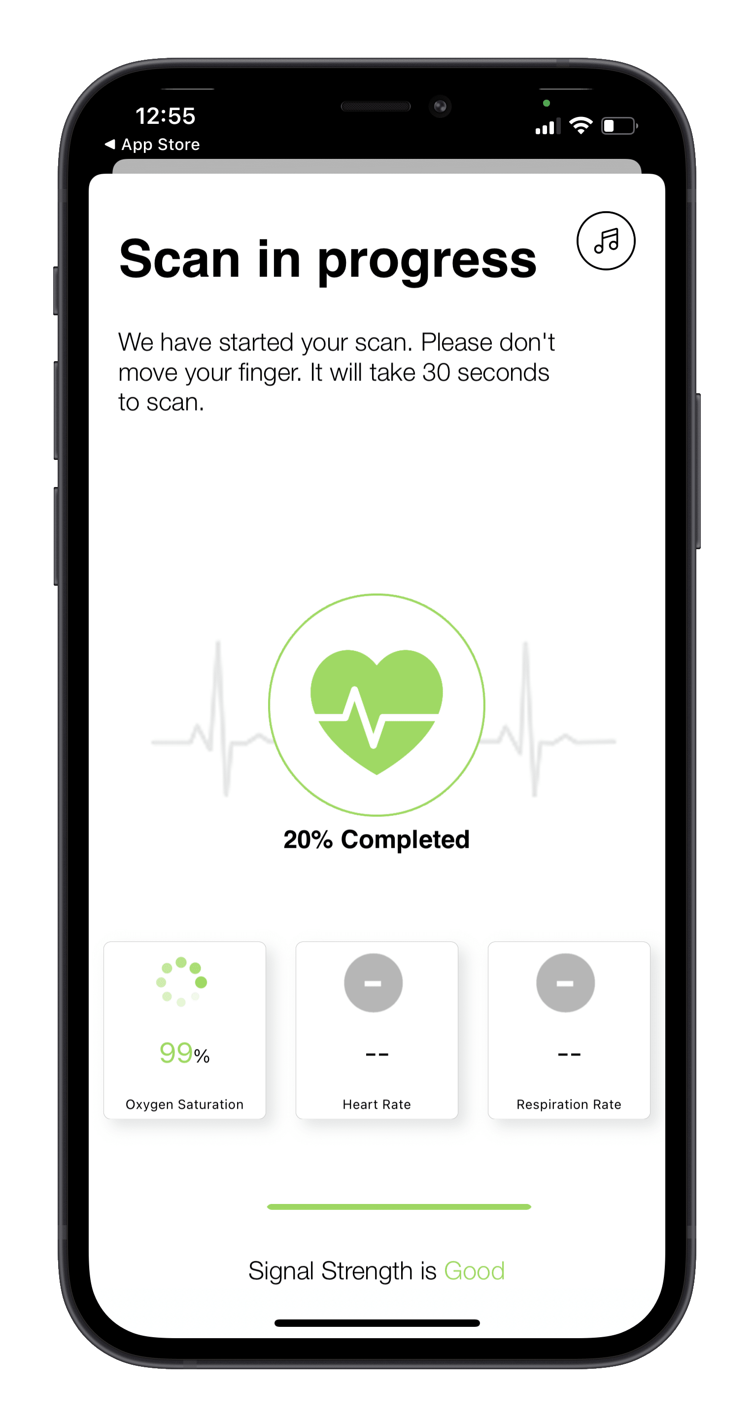 careplix-vitals-scanning-screen-blood-oxygen-iphone