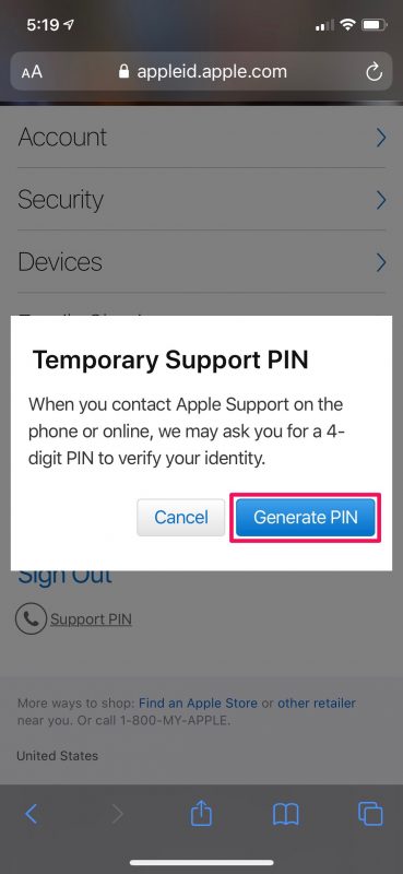 how-to-generate-apple-support-pin-iphone-ipad-3-369x800
