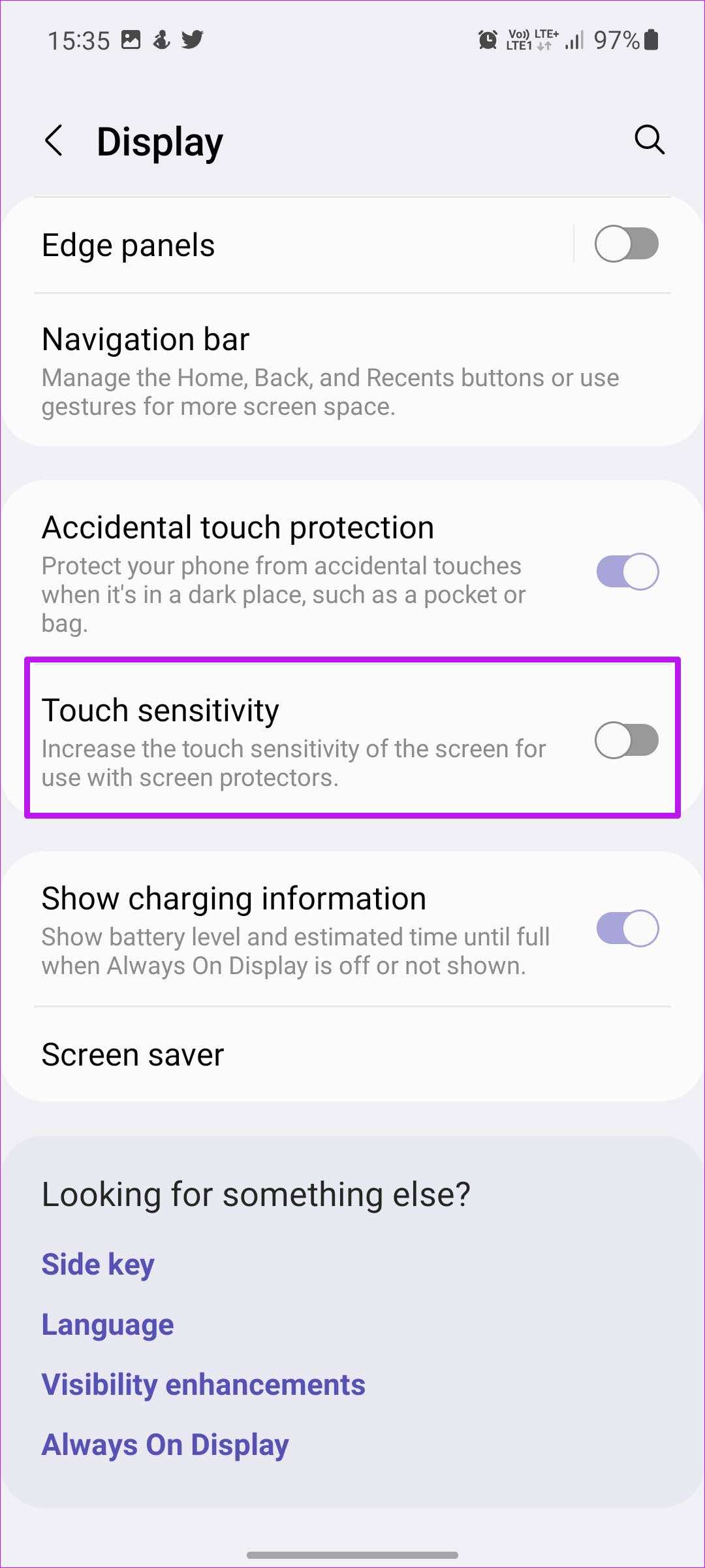 enable-touch-senstivity